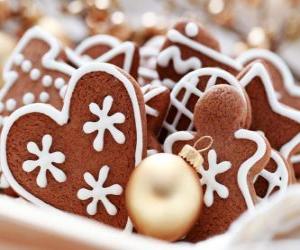 Puzzle Τα Cookies Χριστούγεννα σε διάφορες μορφές
